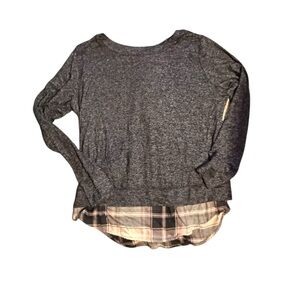Maurices Charcoal Layered women’s Sweater